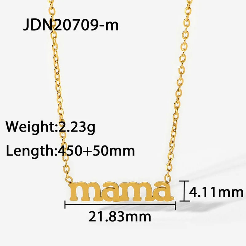 Kika Minimalist Letter Envelope Necklace