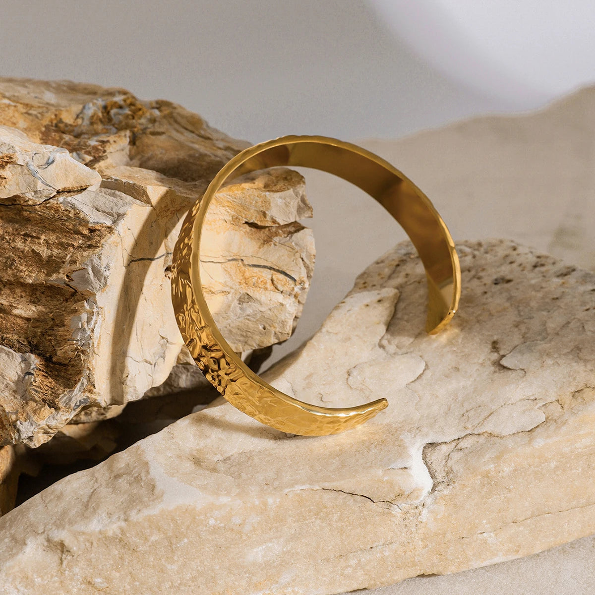 Kika Hammer Pat Cuff Bracelet Bangle