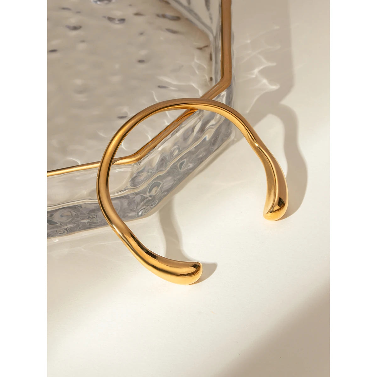 Kika  Opening Stainless Steel Wrist Bracelet Bangle