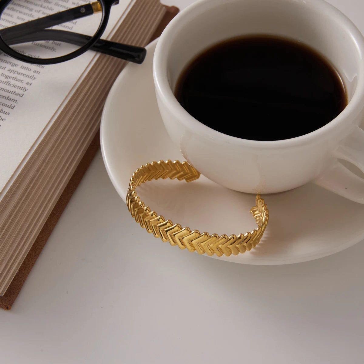 Kika Classic Geometric Cuff Bracelet