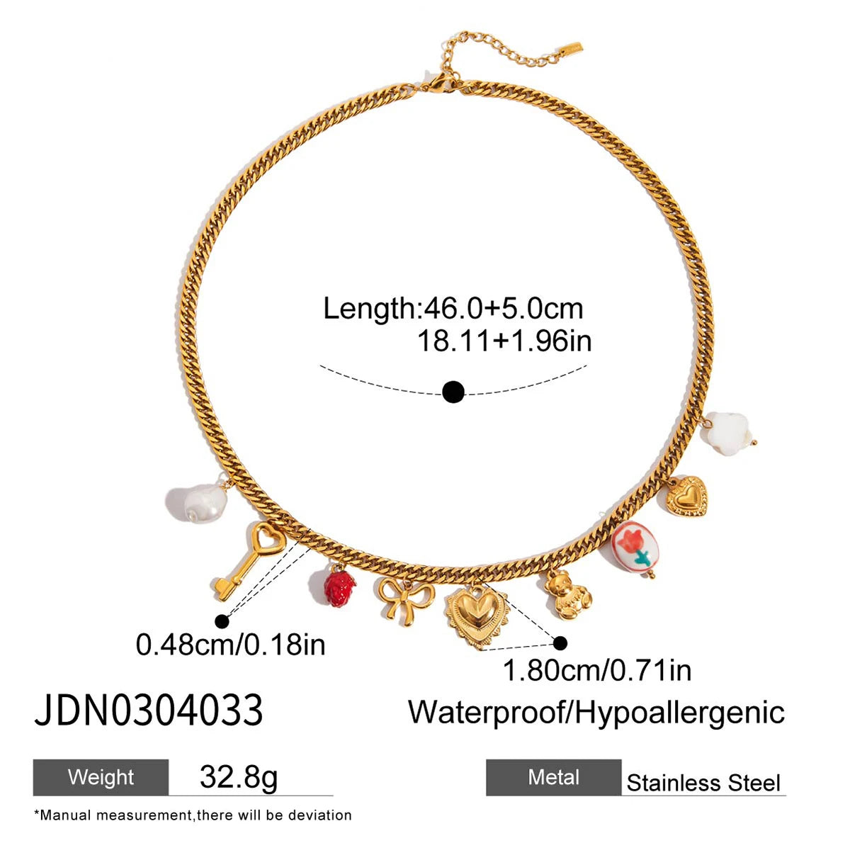 Kika Ocean Vacation Style Ceramic Drip Oil Shell Flower Pendant Necklace