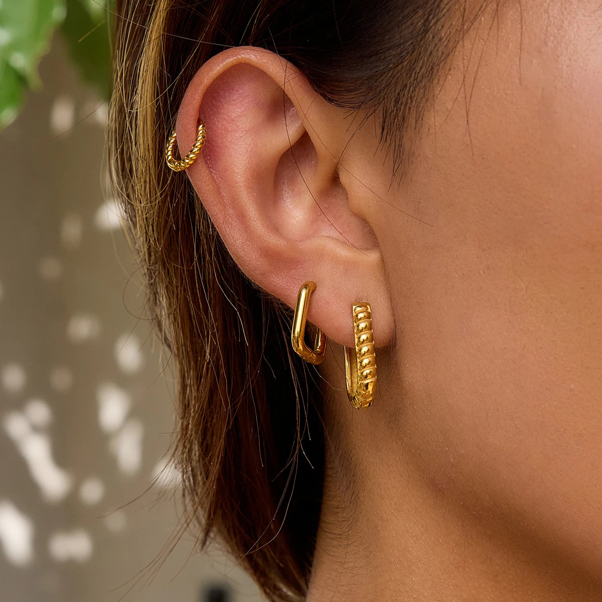 Geometric Irregular Earrings