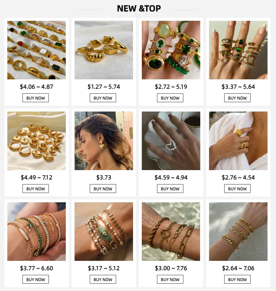 Kika Vintage Stainless Steel Pearl Necklace