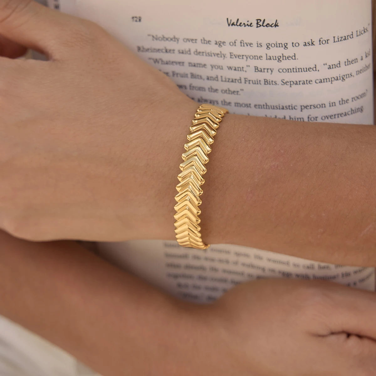 Kika Classic Geometric Cuff Bracelet