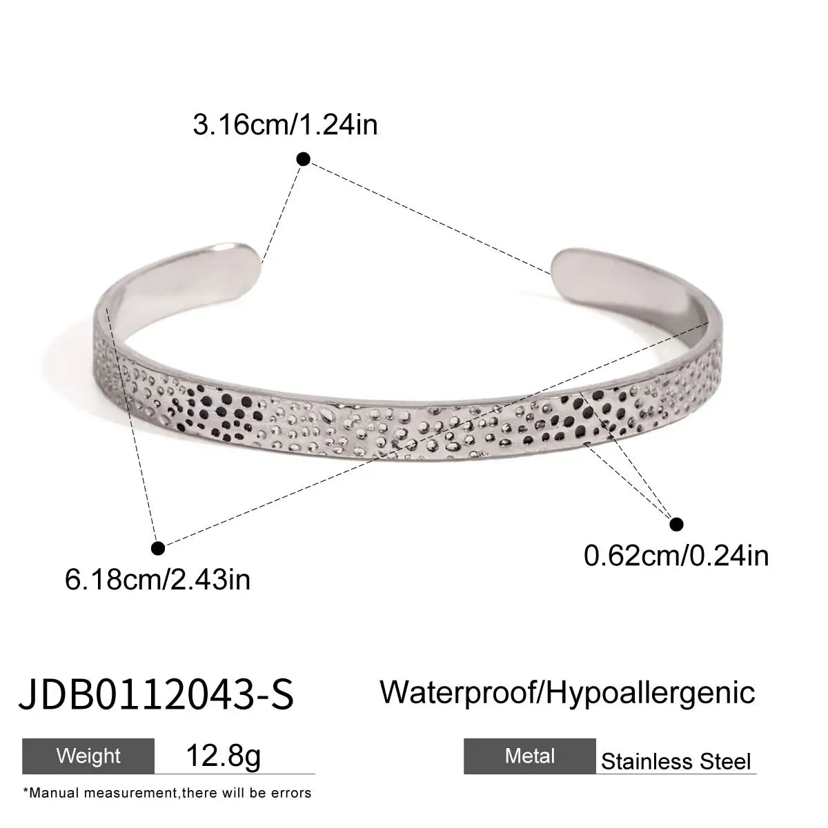 Retro Sawtooth Pattern Smearing Bracelet
