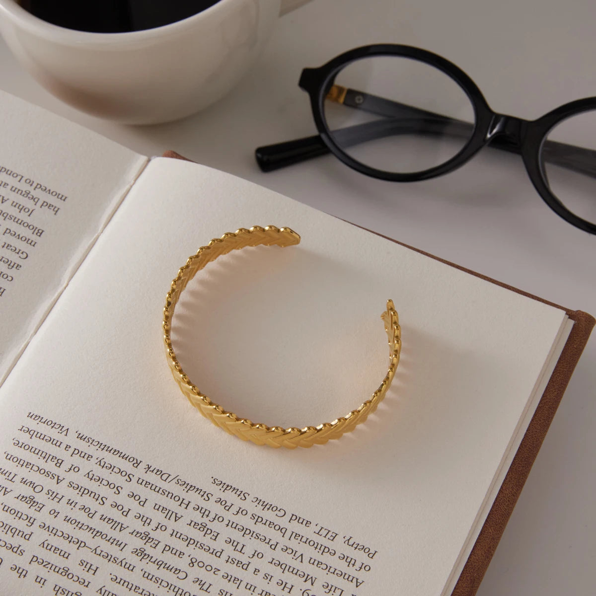 Kika Classic Geometric Cuff Bracelet