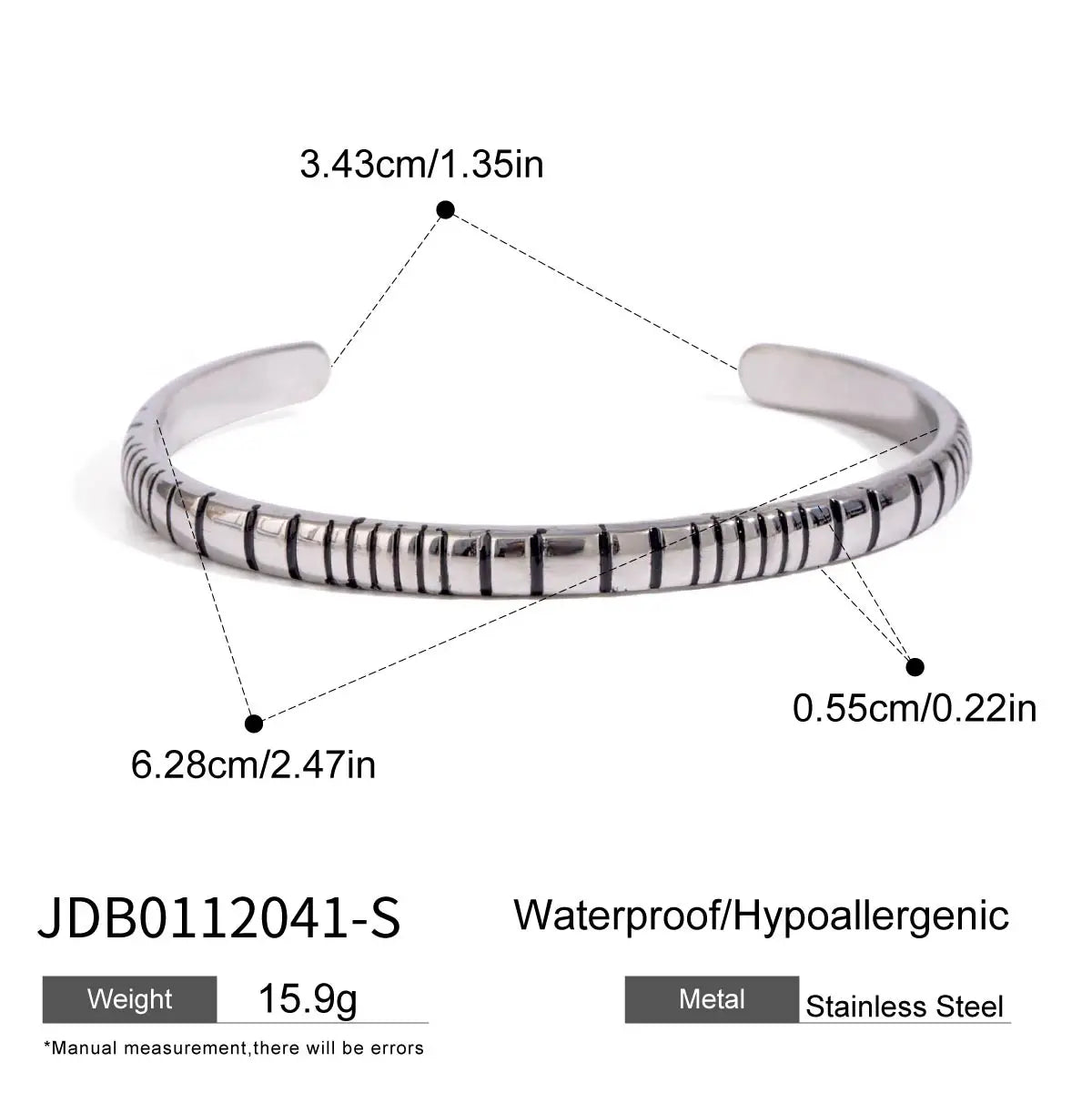 Retro Sawtooth Pattern Smearing Bracelet