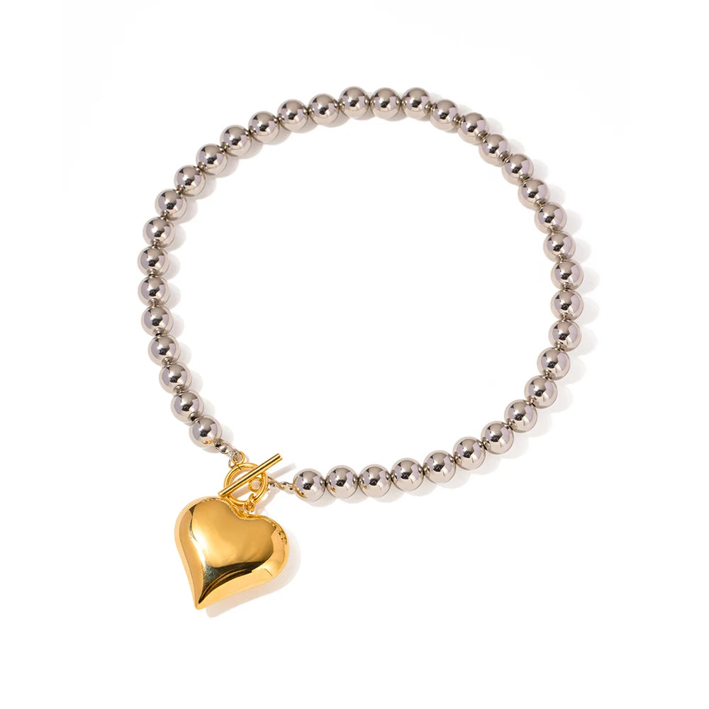Romantic Heart Pendant Necklace
