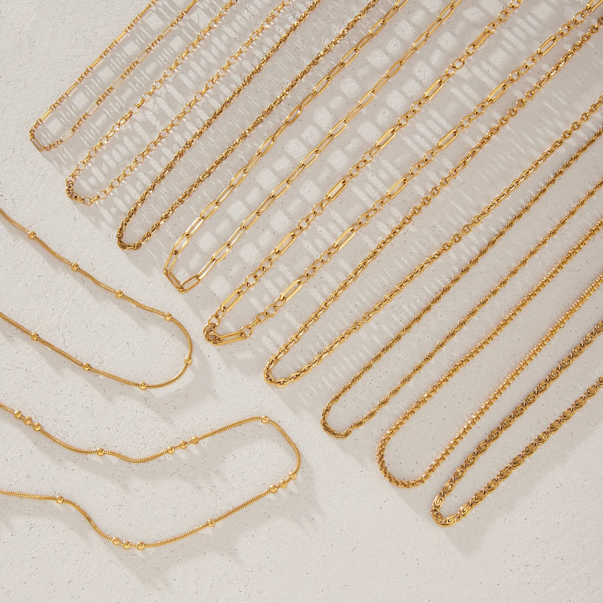 KIKA Minimalist Chain Necklace PVD Plated Stainless Steel 316L