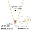 Kika Delicate Zircon Bead Pendant Necklace