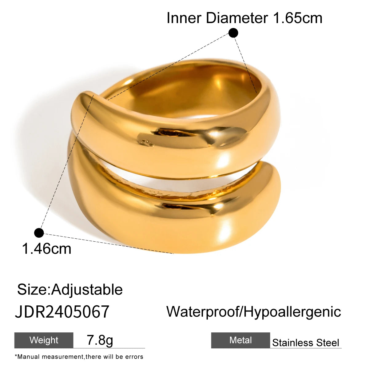 Minimalist Ring High Quality Waterproof Charm