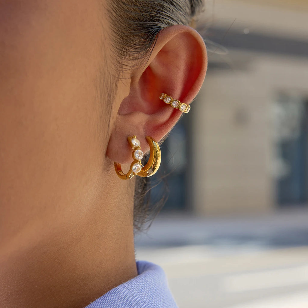 Kika Zircon-Filled Earring