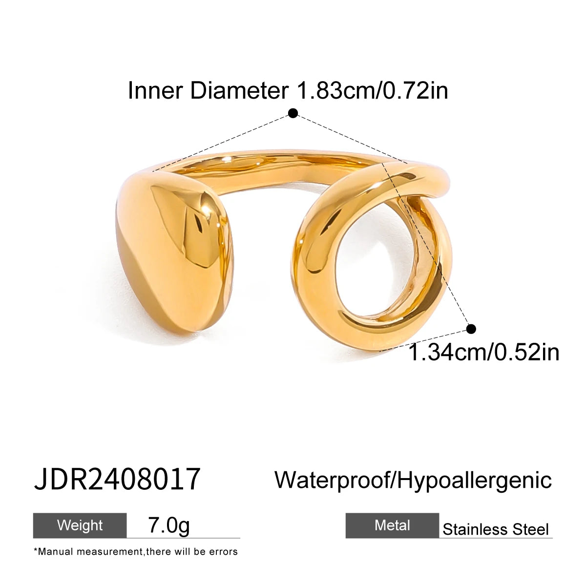 Minimalist Ring High Quality Waterproof Charm