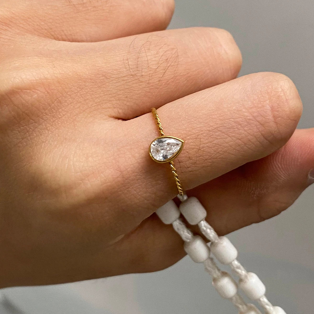 Kika Fashion 18K Gold Color Plated Stainless Steel