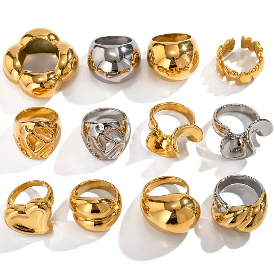 New Design Layla Dome Ring Geometric