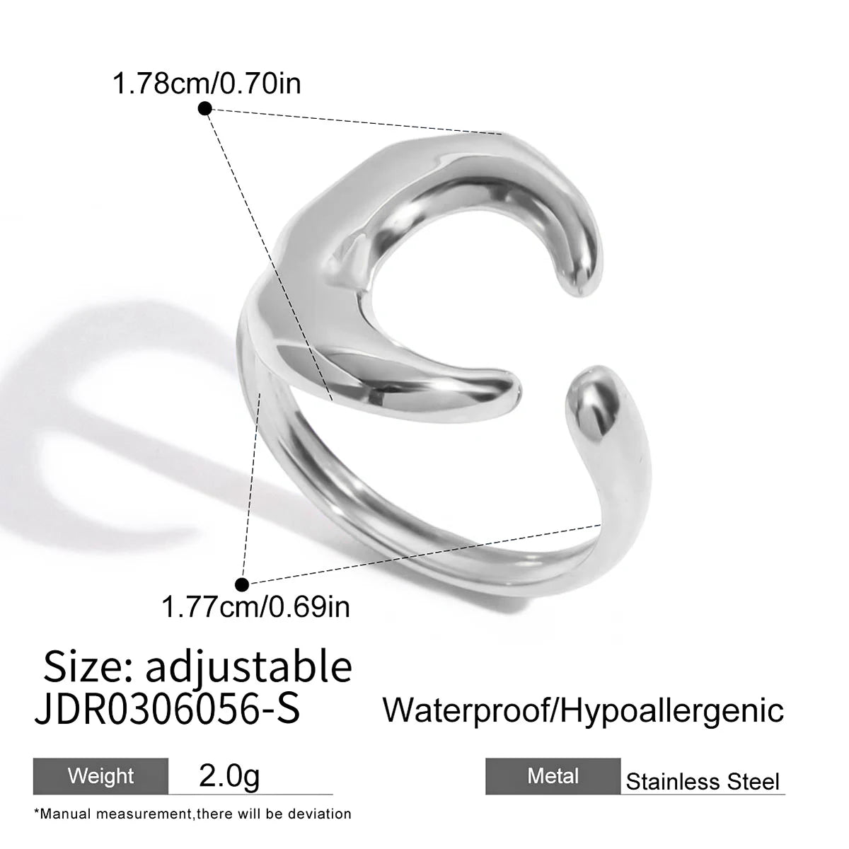 Plated Spring Geometry Titanium Steel Bracelet