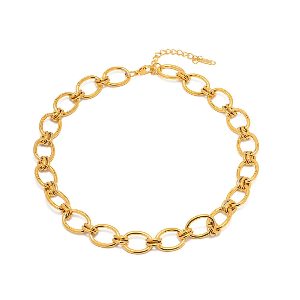 Thick Link Chain Handmade Choker