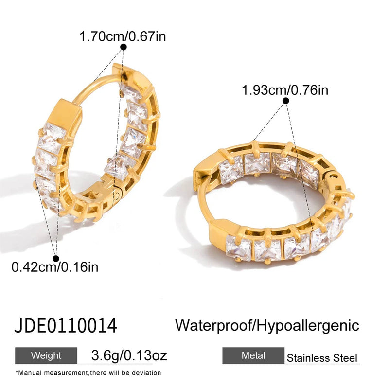 KIKA Classic PVD Plated  Stainless Steel 316L Earrings