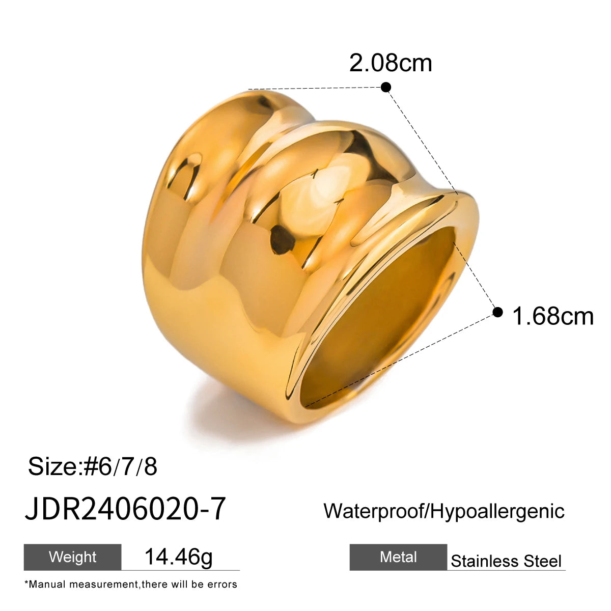 Minimalist Ring High Quality Waterproof Charm