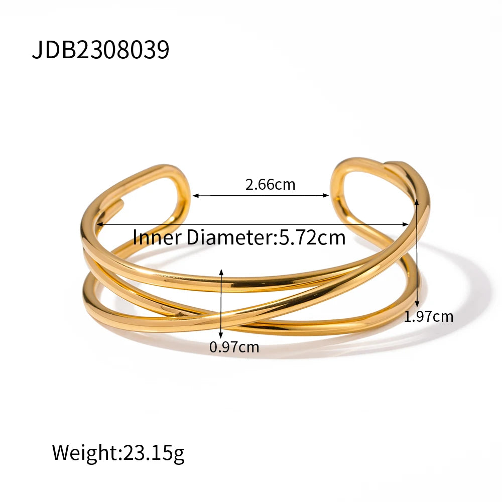 Hammered Stacking Bracelets Line Bangles