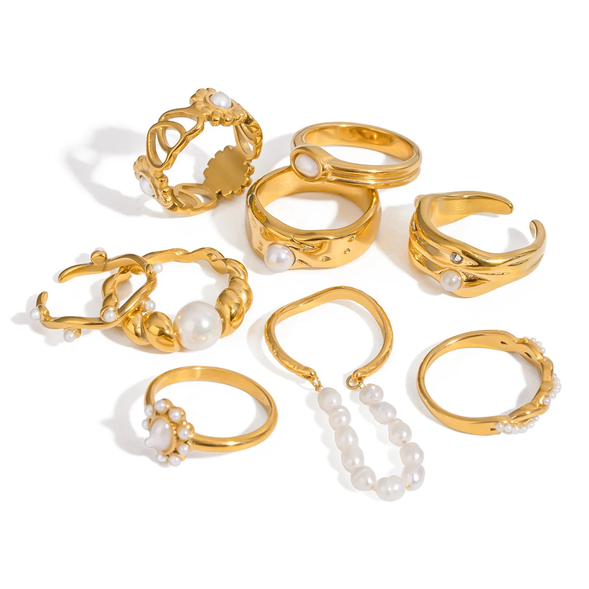 Kika Dainty Stacking Pearl Ring
