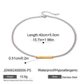 KIKA Minimalist Geometric Pendant Necklace For Women Classic 18K Gold PVD Plated Stainless Steel 316L