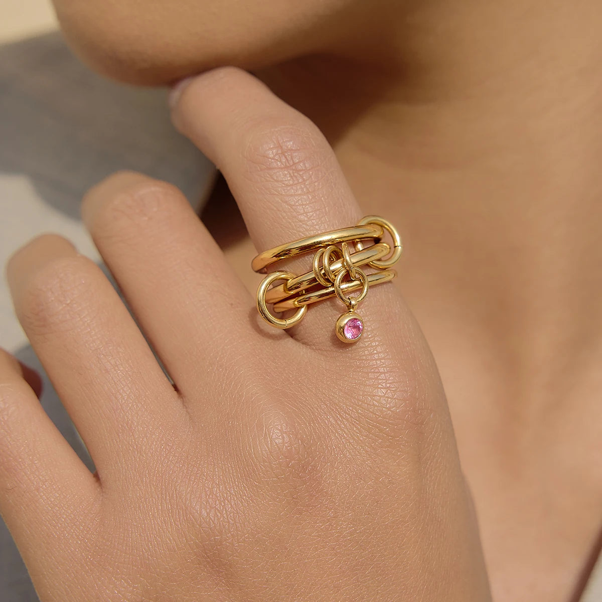 Kika Delicate Divided Finger Rings