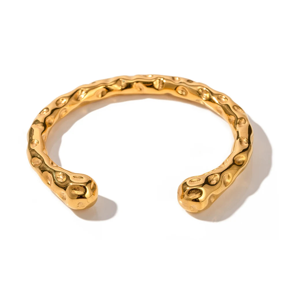 Kika Contemporary Statement Ring Asymmetry Sensuous Contours Bangle or Cuff Shape And Form Waterproof