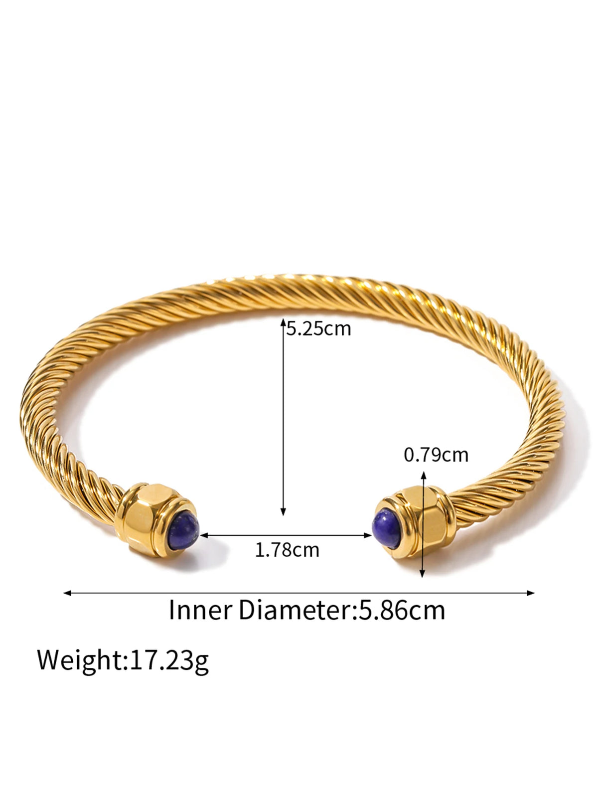 KIKA Stainless Steel 316L Braceelet Retro Gold Party Personalized