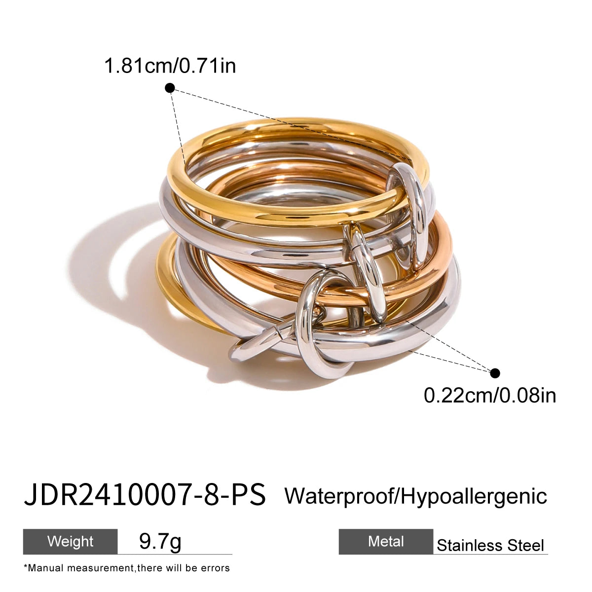 Kika Multilayer Zircon Ring
