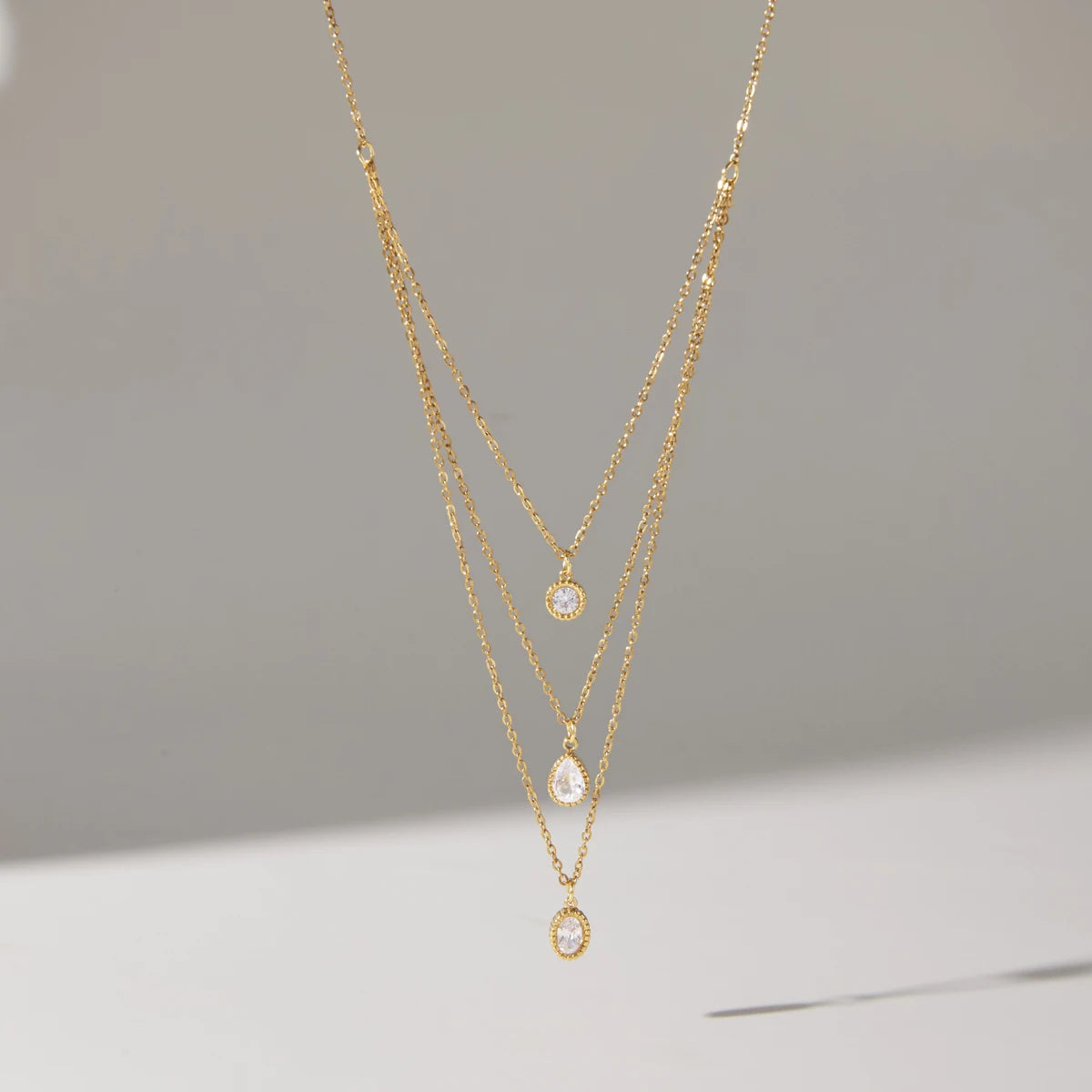 Kika Multi-Layered O-Shaped Chain Necklace