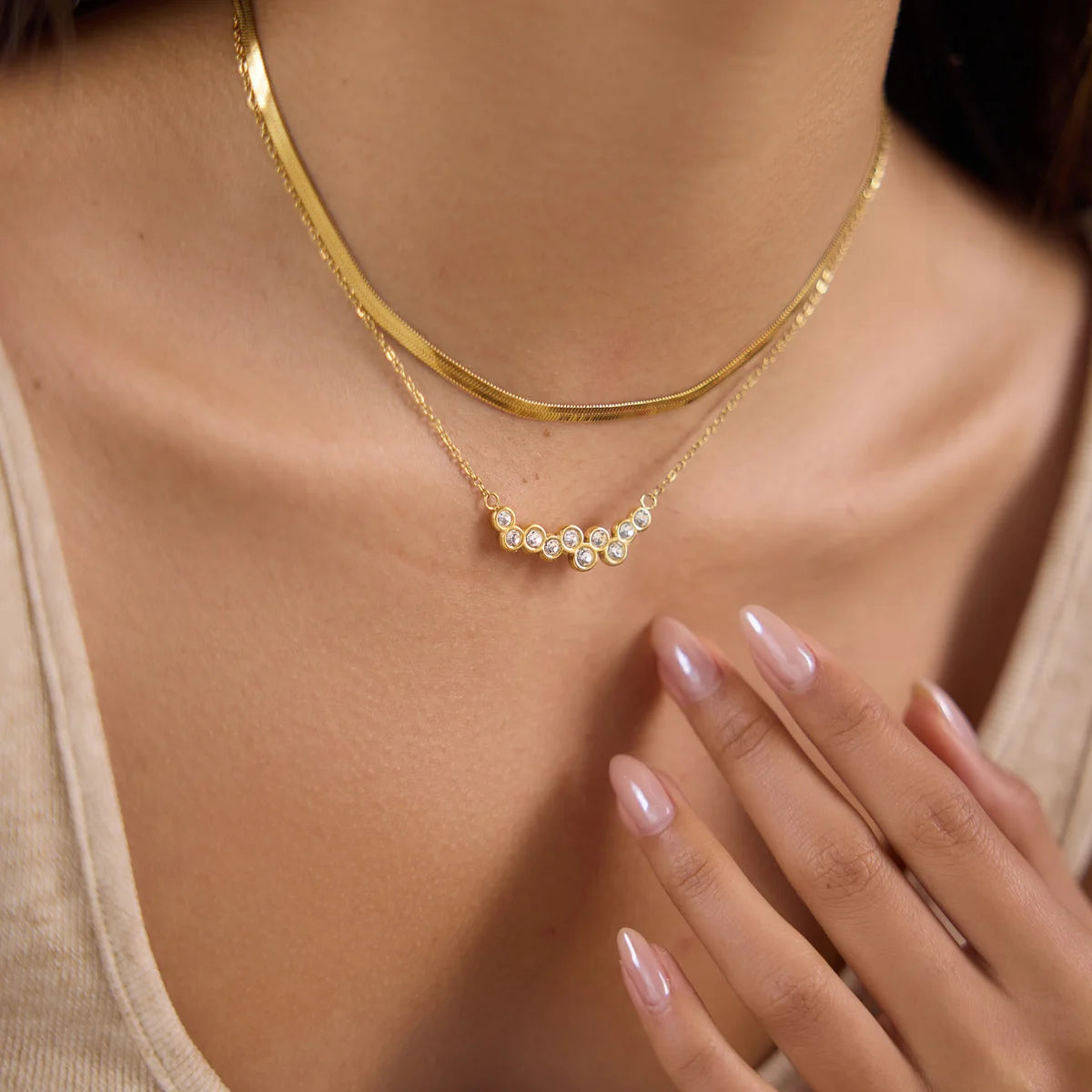 Kika Classic Smiley Face Necklace