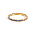 KIKA Delicate Zircon Thin Rings Gold PVD Plated Stainless Steel 316L