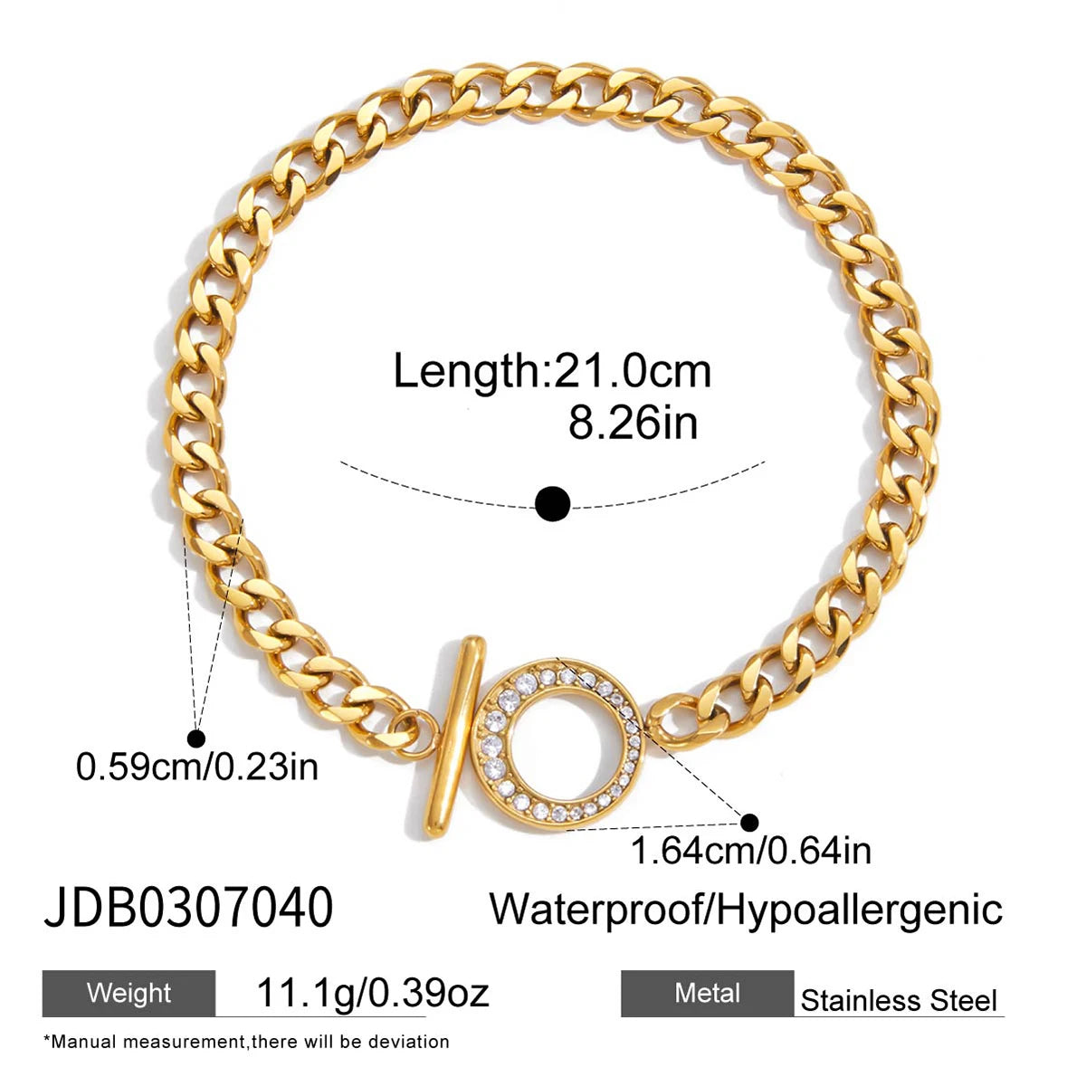 KIKA Classic Hollowed-Out Five-Pointed Star Bracelet For Women Delicate 18K GoldPVD Plated Stainless Steel 316L Layer Bracelets