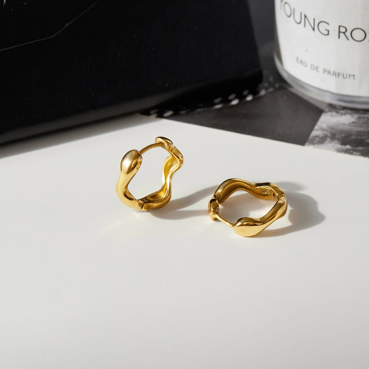 KIKA Classic PVD Plated  Hoop Earring  Stainless Steel 316L