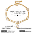 KIKA Delicate Round Zircon Bracelet  PVD Plated Stainless Steel 316L