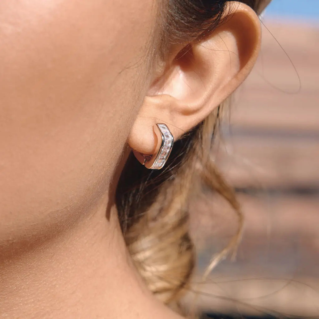 Classic Gold Steel Color Geometric Earring