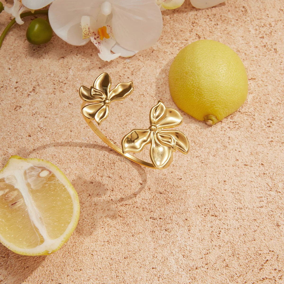 Kika Flower Bracelets Ring Necklaces Earrings