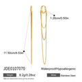 KIKA Minimalist Long Chains Tassel Earrings For Women Classic 18K Gold Plated Stainless Steel 316L