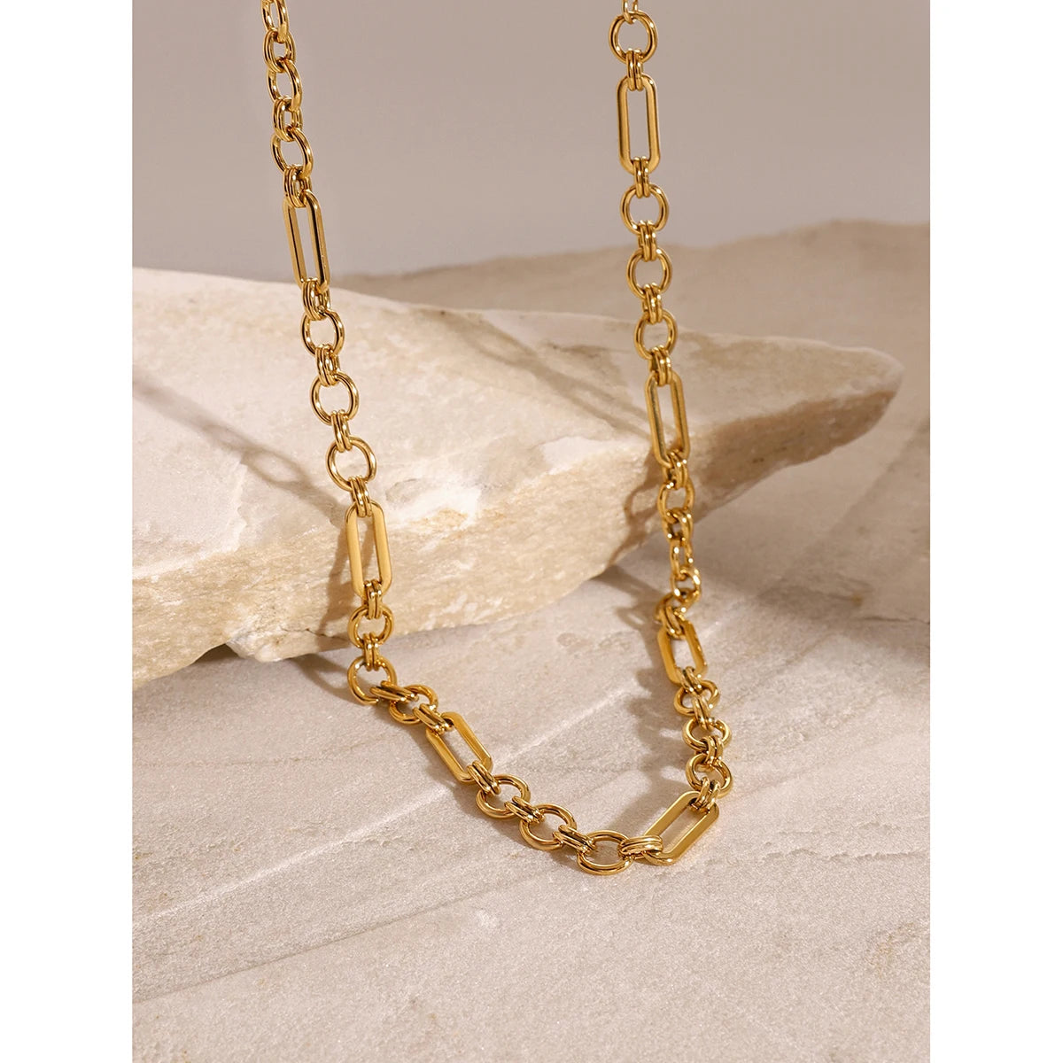 Necklace Bracelet for Women Statement Fashion Jewelry PVD Plated
