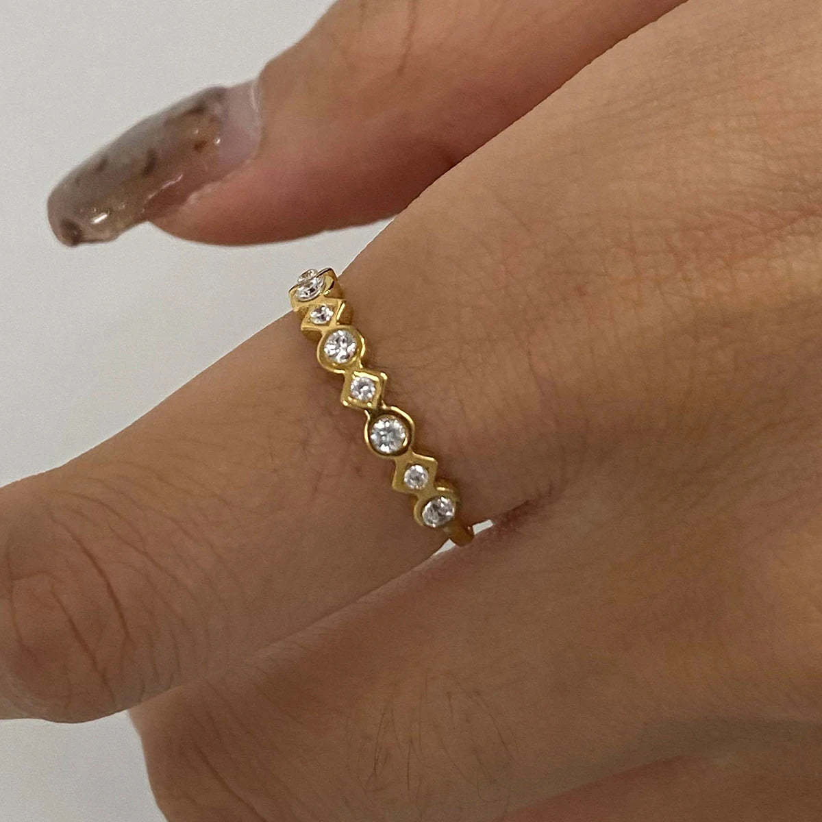 Kika Fashion 18K Gold Color Plated Stainless Steel