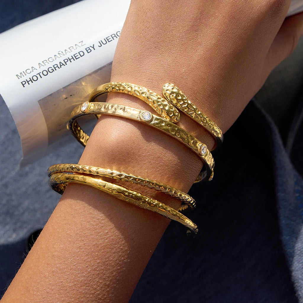 Kika Classic Hammer Patterned Bracelet