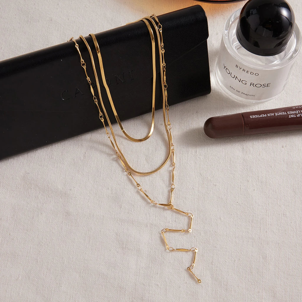 Multi-Layer Y-Shaped Chain Necklace