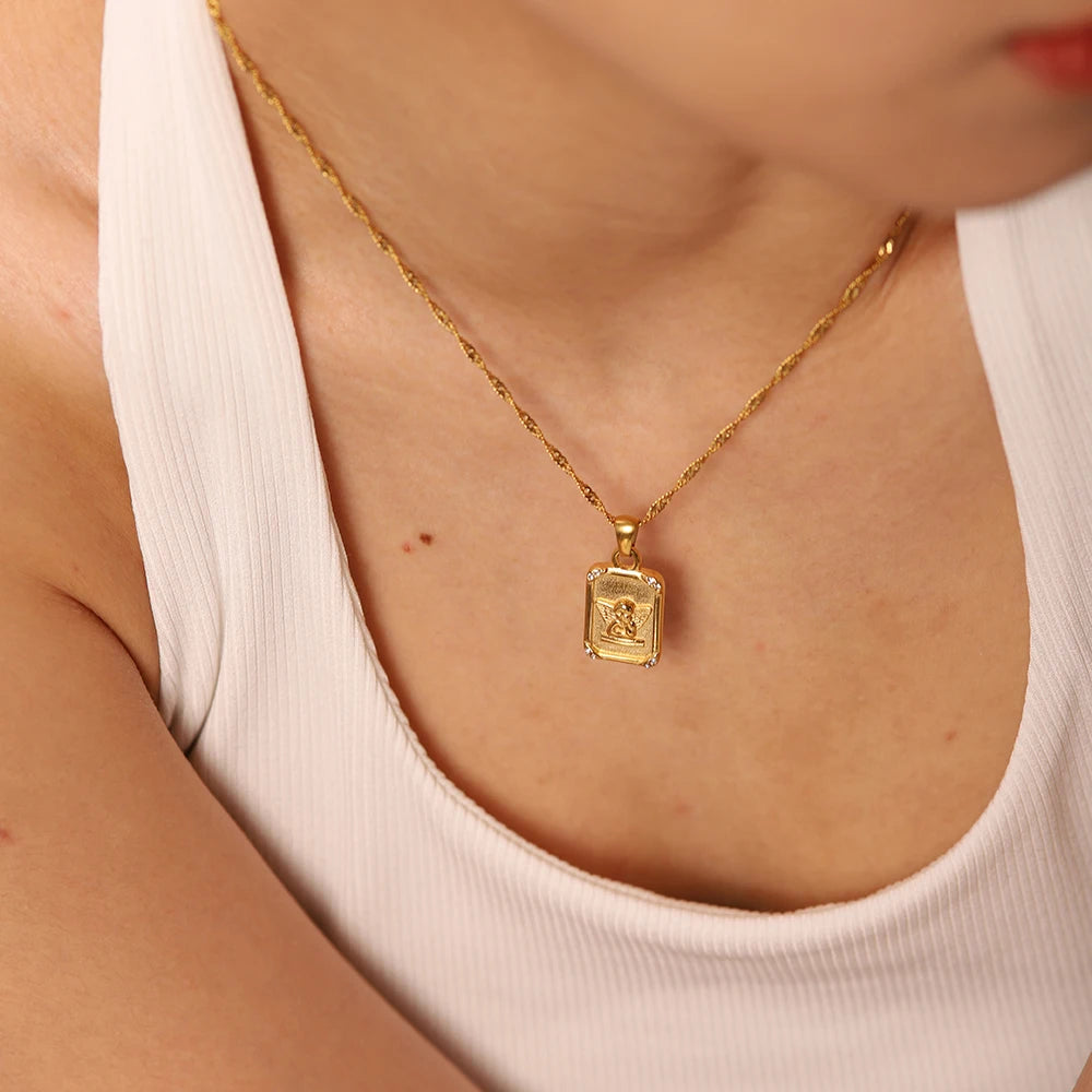 Angel Pendant Necklace