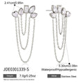 Kika Geometric Zircon Stud Earrings