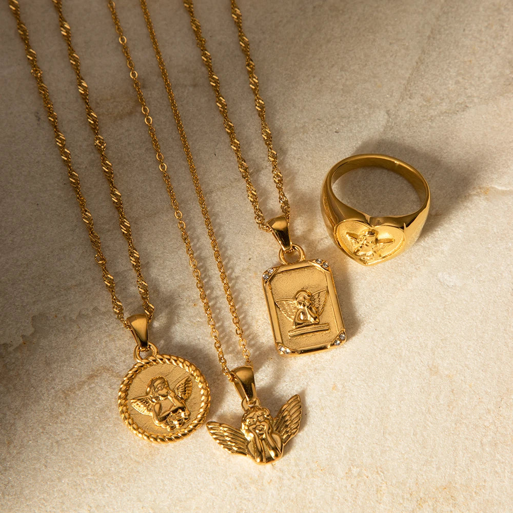 Angel Pendant Necklace