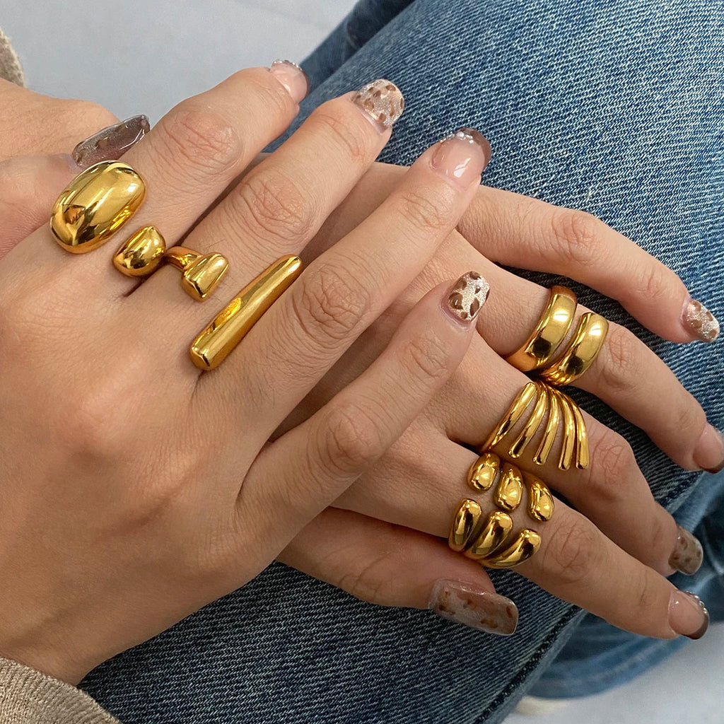 Asymmetric Open Ring Line Adjustable