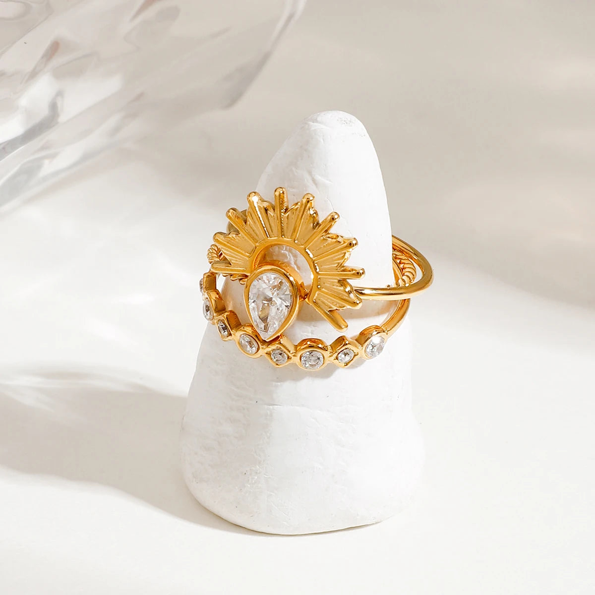 Kika Fashion 18K Gold Color Plated Stainless Steel