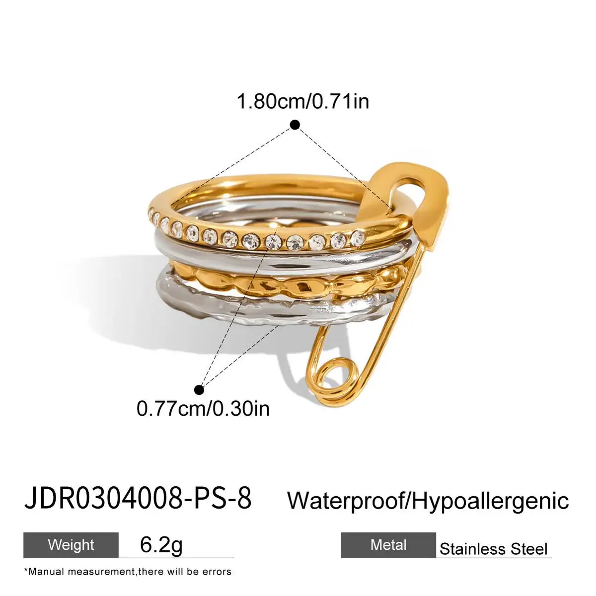 Kika Multilayer Zircon Ring