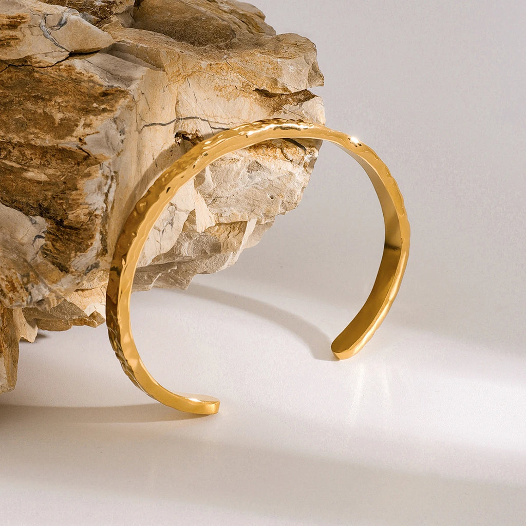 Kika Hammer Pat Cuff Bracelet Bangle